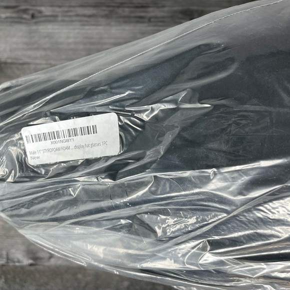 New in Bag - head form - styrofoam ~ 11”, never used - Picture 3 of 4